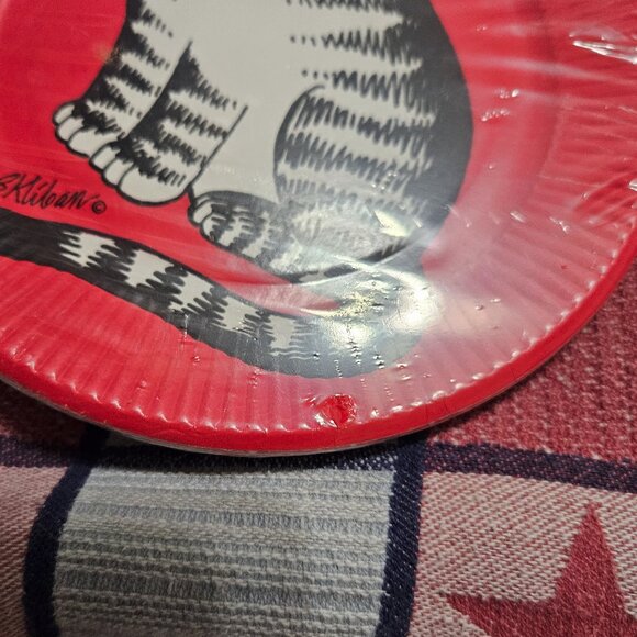 80’s Kliban Cat Paper Dessert Plates (UNOPENED) by American Greetings - Picture 4 of 6